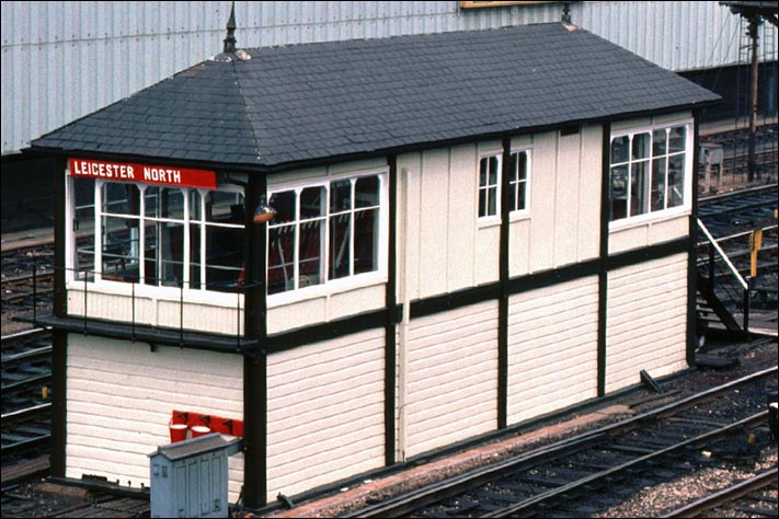 Leicester North signal box   Leicester North signal box