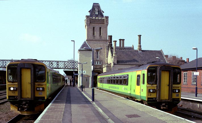 Central Trains class 153381 and Central Trains class 153356 