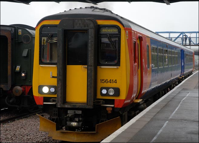 East Midland Trains 156414  on the 21/6/2008