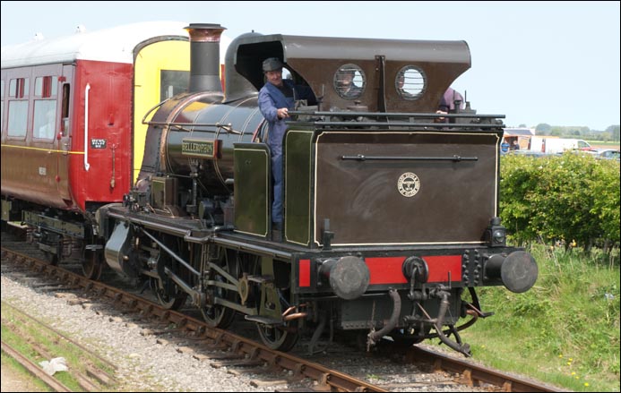 0-6-0 Bellerophon comes into Ludborough station 