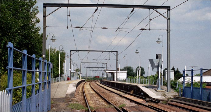 Littleport station with its two platforms Littleport station with its two platforms