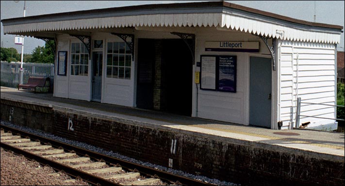 The wooden waiting room in 2004 at Littleport station The wooden waiting room in 2004 at Littleport