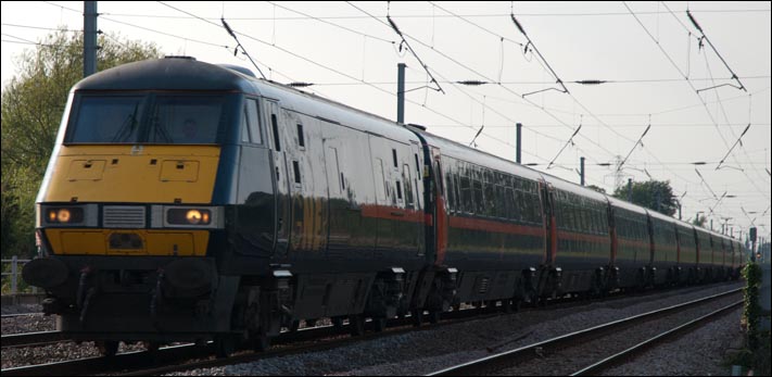 GNER up train on the 10th August 2007 