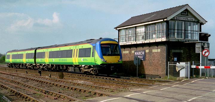 Central Trains 2 car class 170 501 at March