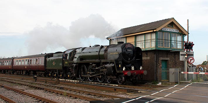 70013 Oliver Cromwell at March in 2014