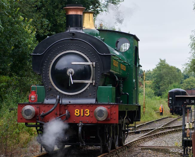 GWR 0-6-0ST 813 Wymondham Abbey 