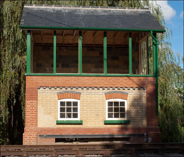 Thuxton signal box in 2012