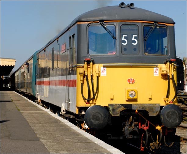 Class 73210 Sehurst at Dereham station in March 2011