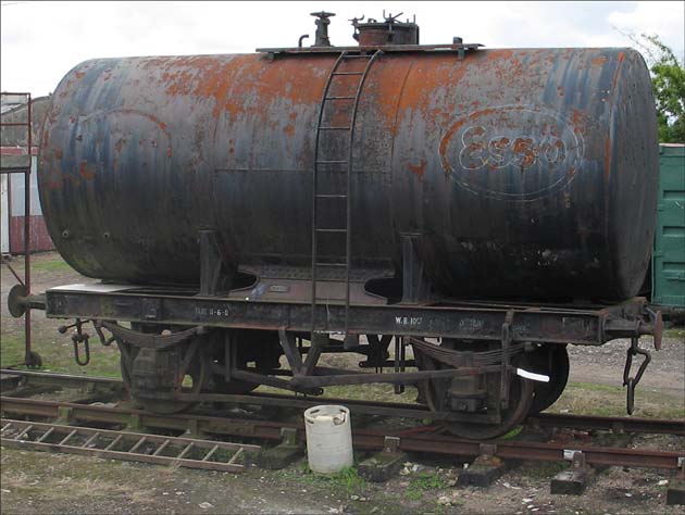 Esso tank wagon at Dereham station in 2005