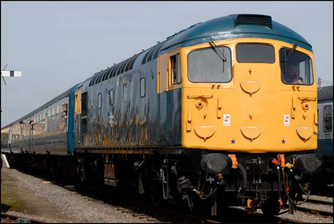 Class 26 007 at Dereham 2010