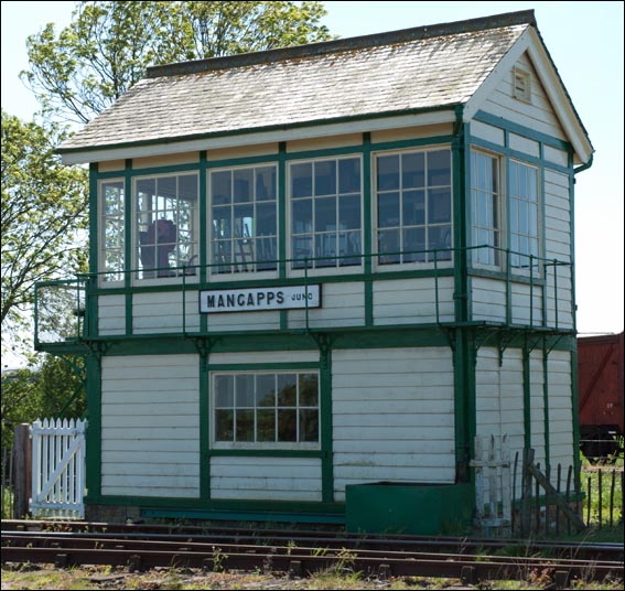 Mangapps junc signal box
