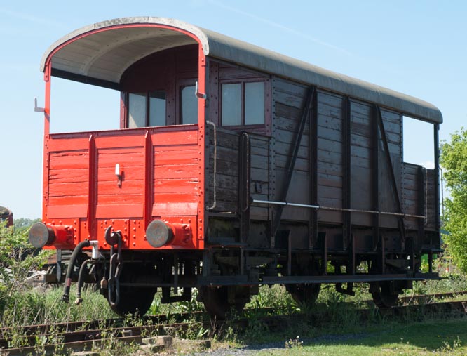 Goods brake van at the Mangapps Railway Museum