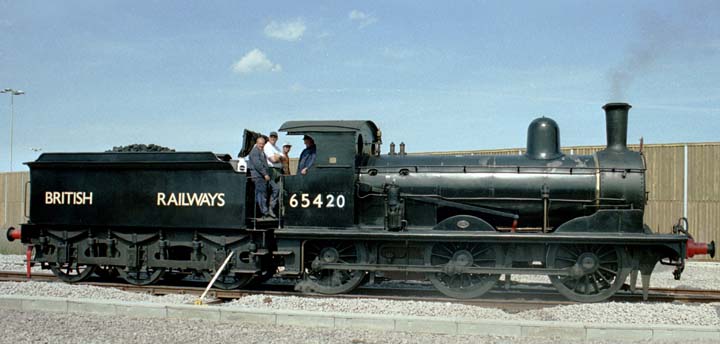 J15 In British Railway black at the Whitemoor open day 
