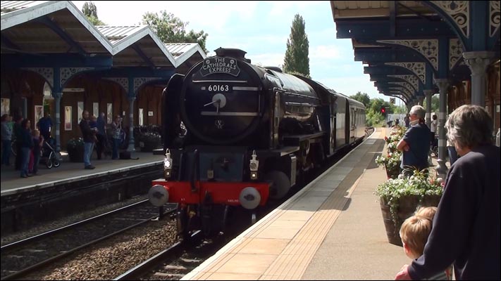 Tornado with its surport coach in March station on Tuseday the 25th of June