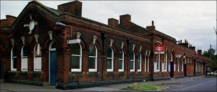 March station from the car park.