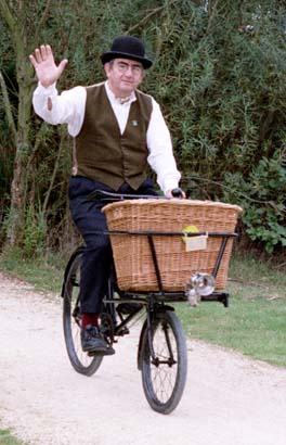 Man on Trade Bike
