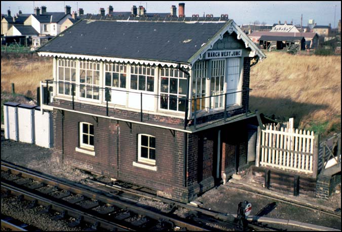 March West Junc signal box