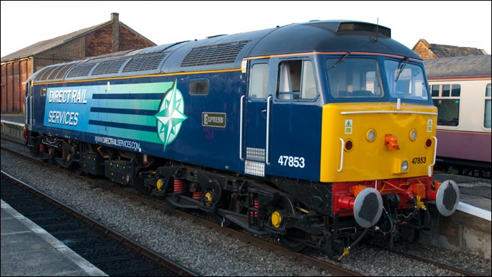 Class 477853  at Dereham station on Friday 21st of September 2012