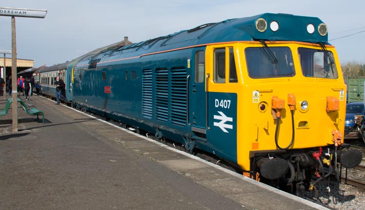 D 407 at Dereham D 407 at Dereham