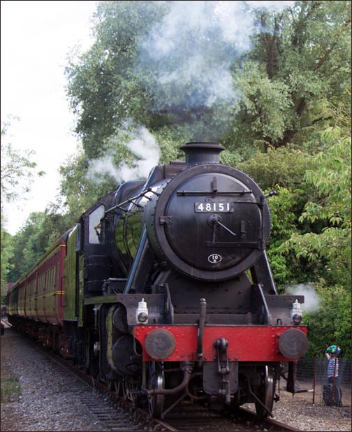 8F 2-8-0 48151 at Wymondham on the Mid-Norfolk Railway on Sunday the 1st June 2014 8F 2-8-0 48151 at Wymondham on the Mid-Norfolk Railway on Sunday the 1st June 2014