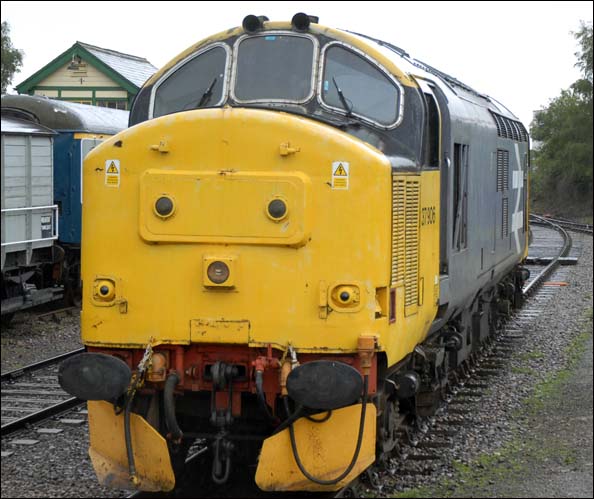 37906 coming into in Dereham station light engine.  