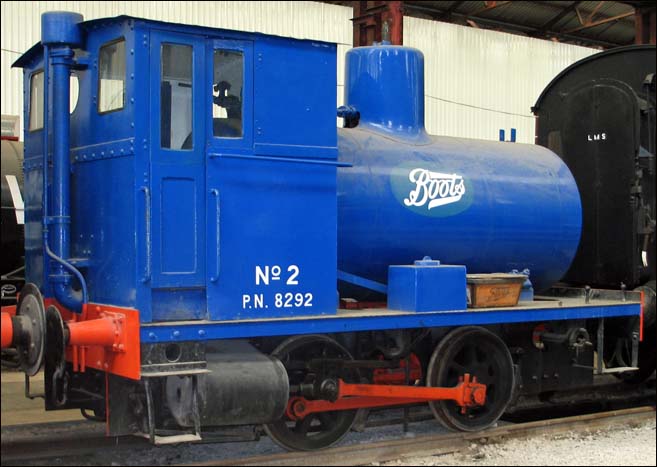 Boots No.2 P.N. 8292 0-4-0 Fireless locomotive Boots No.2 P.N. 8292 0-4-0 Fireless locomotive