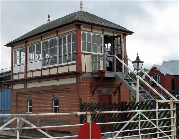 Linby Station signal box 