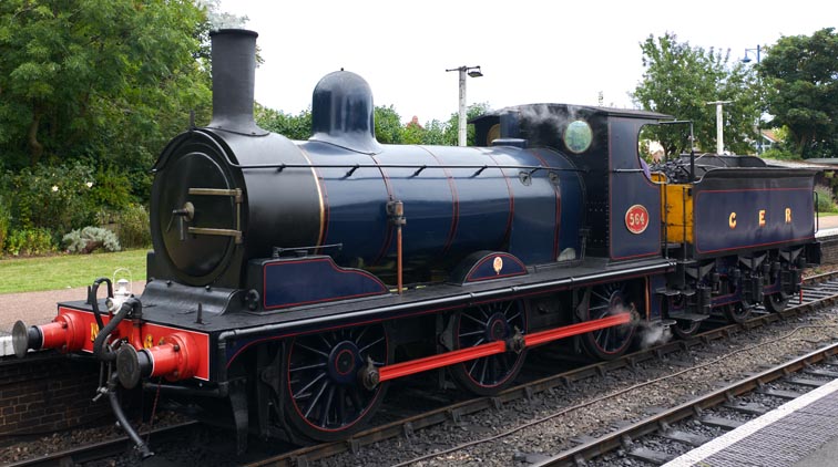  GER 564 in Sheringham station on Saturday 4th September 2021