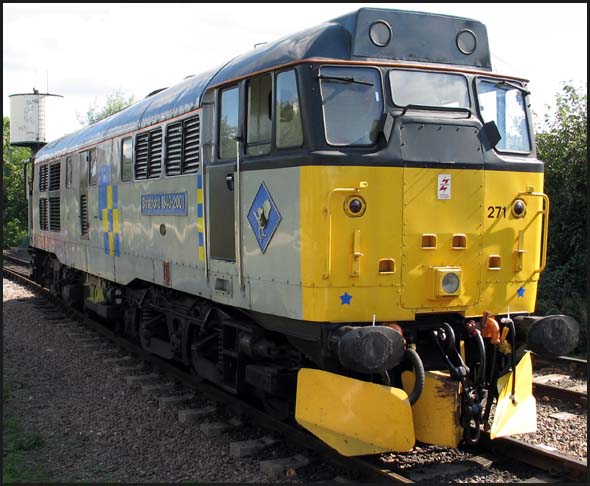  Class 31 271 at Peterborough NVR station on the 17th September 2005