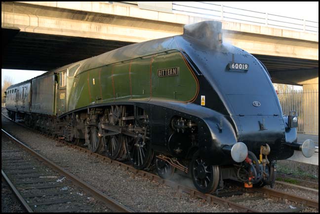 A4 60019 Bittern at Orton Mere 