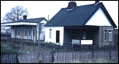 View of the station at Barnwell  and the waiting room