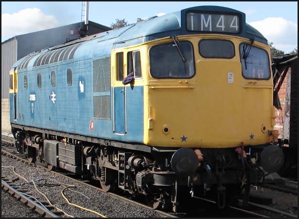 Class 27 066 light engine at Wansford station on the Nene Valley railway on the 7th October 2006.