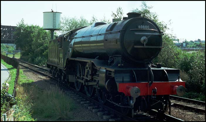 Green Arrow light engine at Peterborough NVR station.   