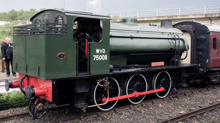 W^D 75008 at The Nene Valleys Orton Mere station 