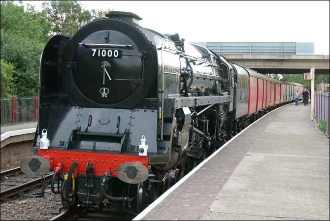 71000 Duke of Gloucester at the NVRs Orton Mere Station on Sunday the 11th of September 2011 