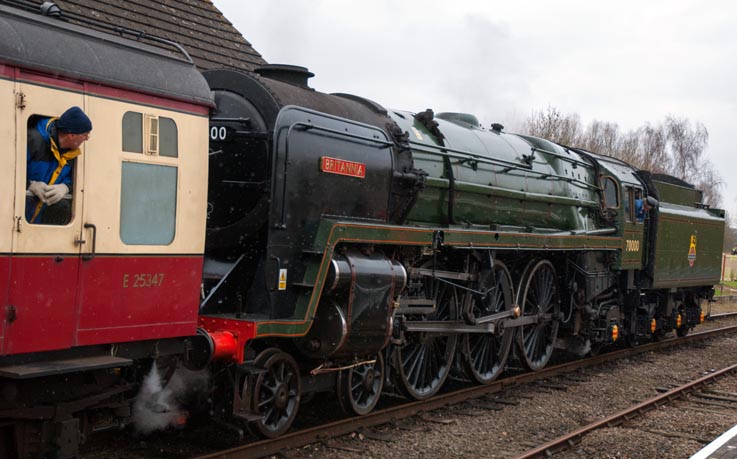 4-6-2 Britannia no. 70000  4-6-2 Britannia no. 70000