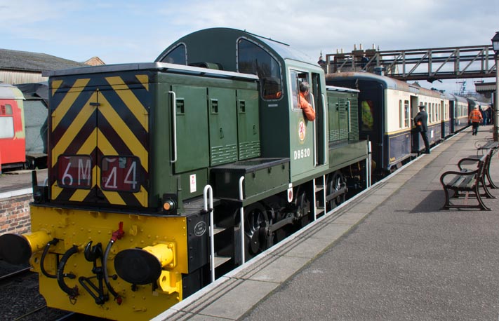 D9520 in Wansford station