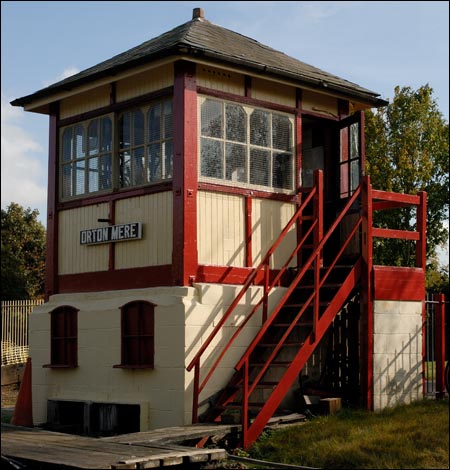 The Midland box from Helpston in 2009 at the Nene Valley Railway Orton Mere station