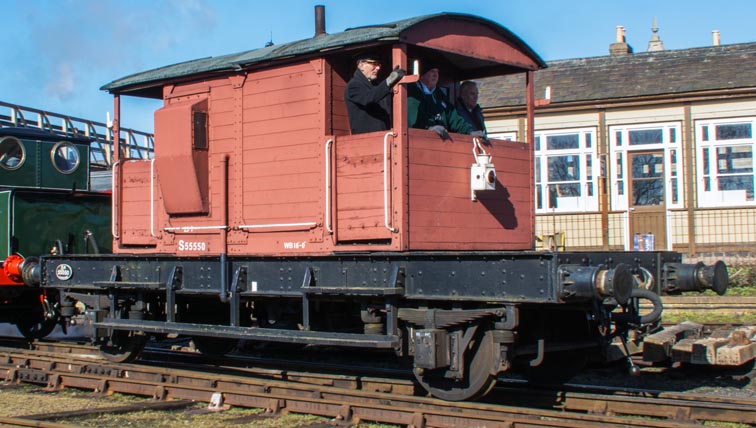 Brake Van S55550 at Wansford