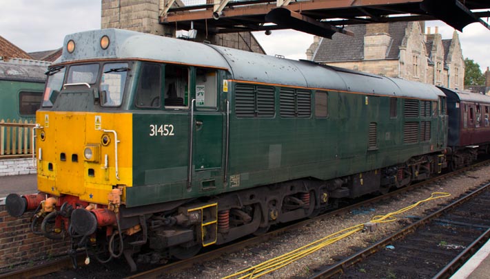 Class 31452 at the Nene Valley 