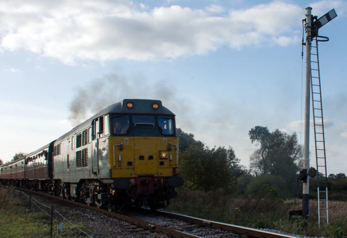 Class 31452 at the Nene Valley 