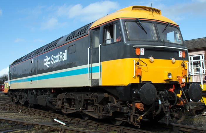Class 47712 in ScotRail colours 