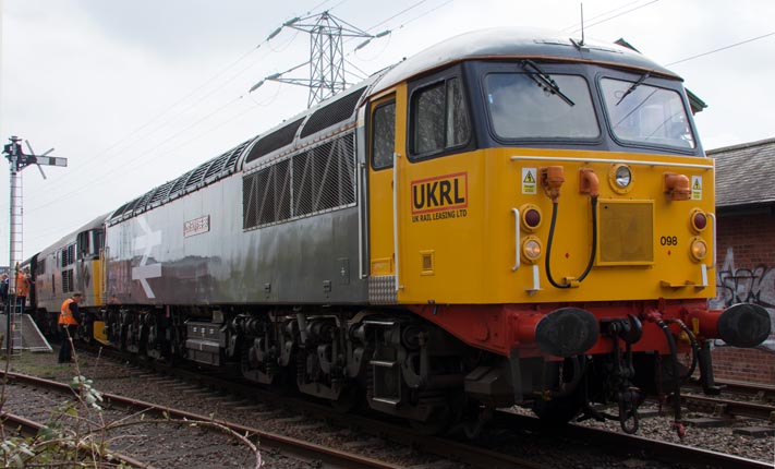 UKRL class 56098 and class 31271 