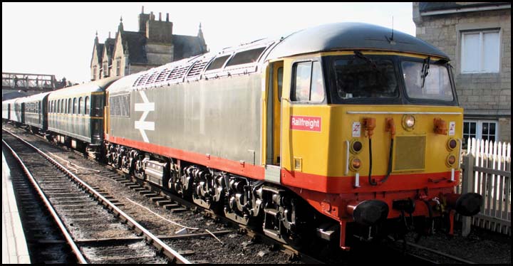 Class 56098 at Wansford on the Nene Valley railway in 2007