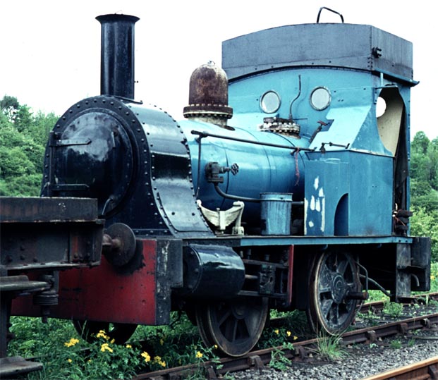 Blue 0-4-0 