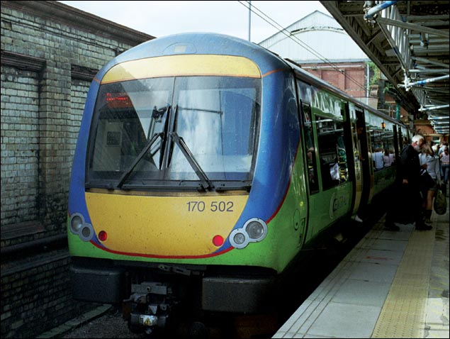 Central trains class 170 502 