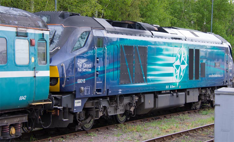 DRS class 68018 VIGILANT 