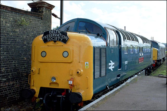Class 55019 at the ACoRP display at Norwich