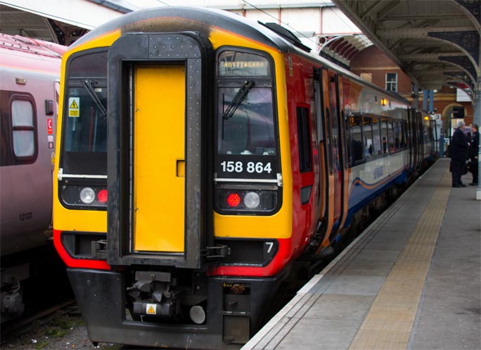 East Midland Trains class 158864  East Midland Trains class 158864
