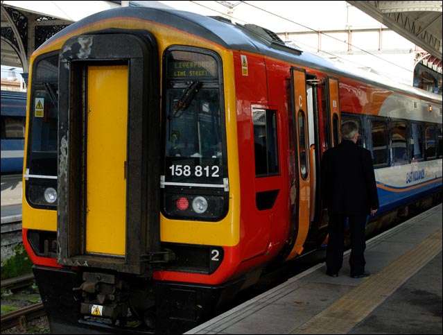 East Midlands Trains class 158 812 in Norwich Station
